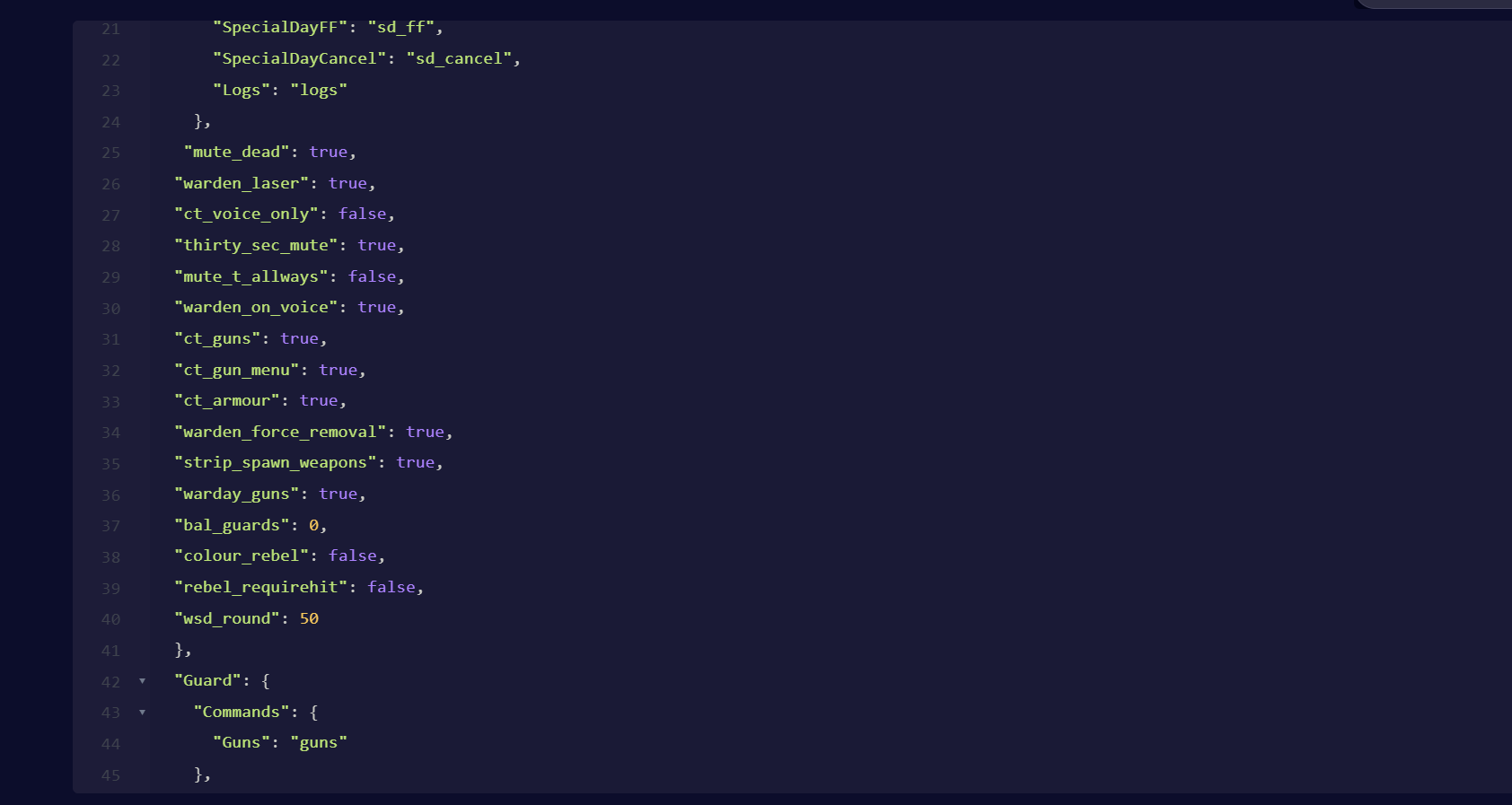 Configure  the plugin