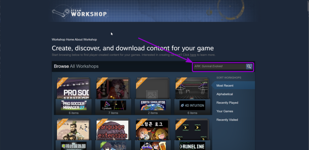 Search 'ARK: Survival Evolved'