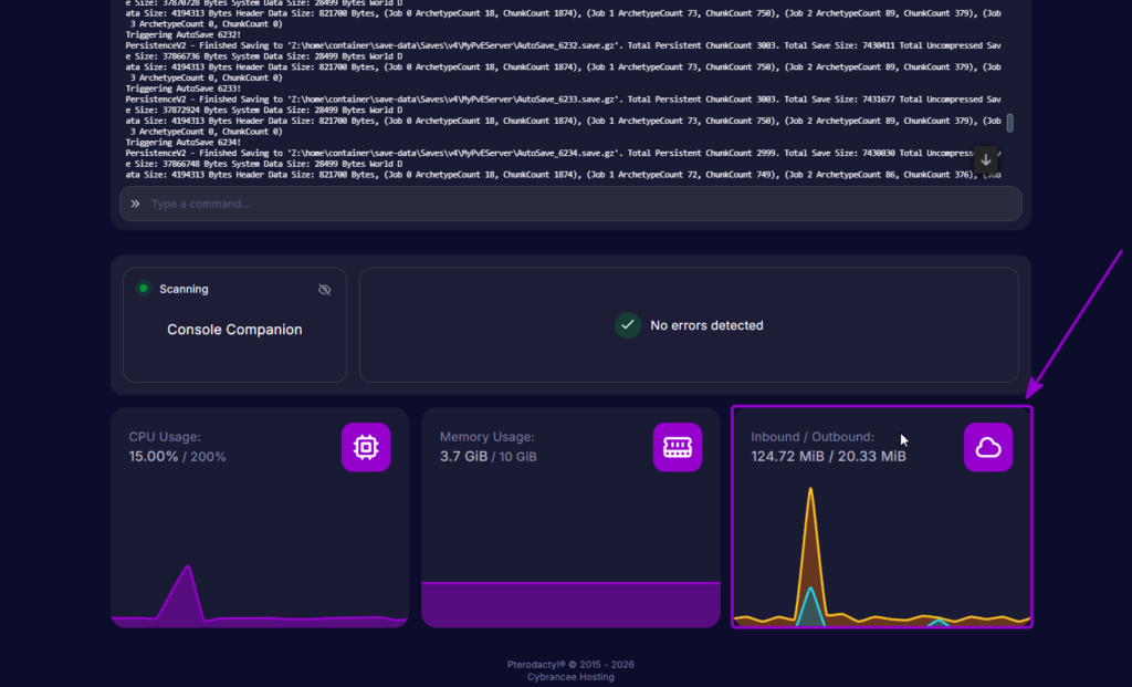 Vrising Network Usage In Console Tab