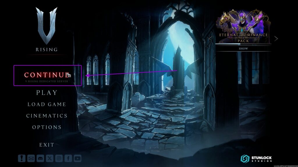 Vrising Reconnecting to the Server