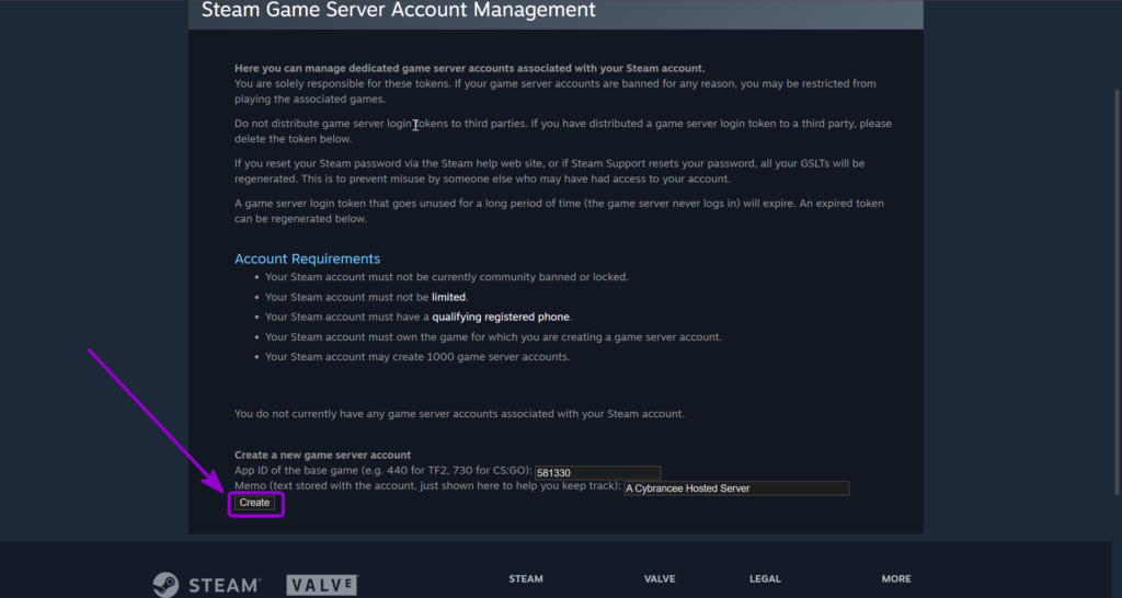 Added
application ID for your game Added an optional memo