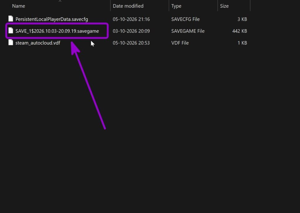 Save file outlined with arrow